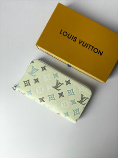 Portefeuille long multicolore à monogramme 005