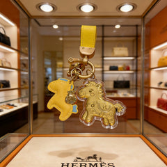Horse Charm Keychain with Strap