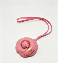 Camellia Flower Loop Keychain