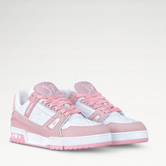 Zapatillas bajas rosas y blancas