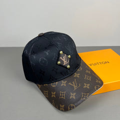 Monogram Baseball Cap with Contrast Brim