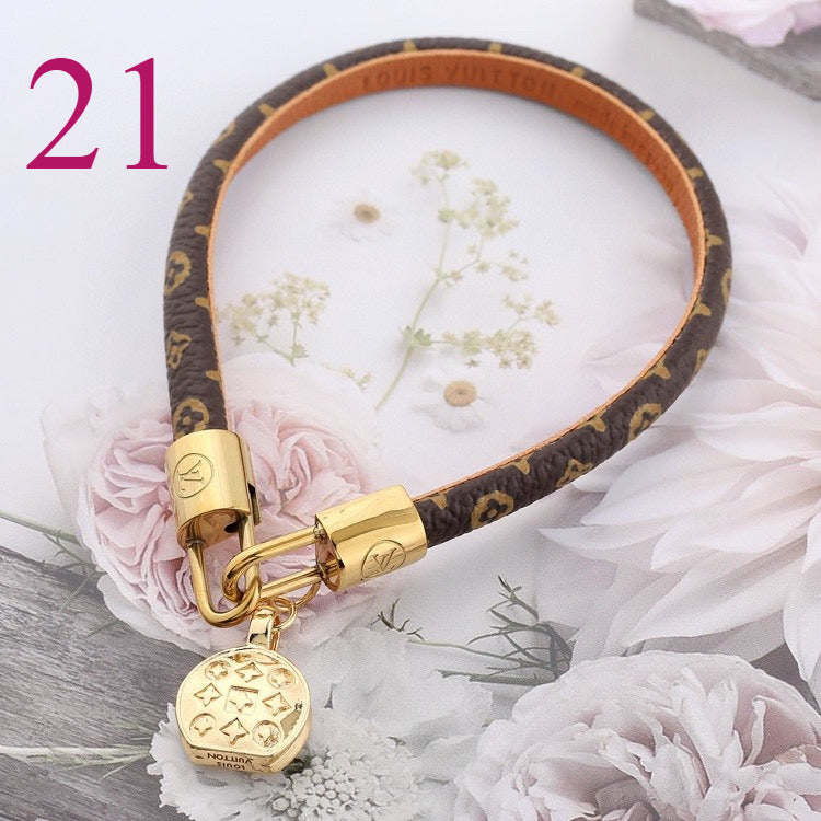Monogram Strap Bracelets - 21 Style Options