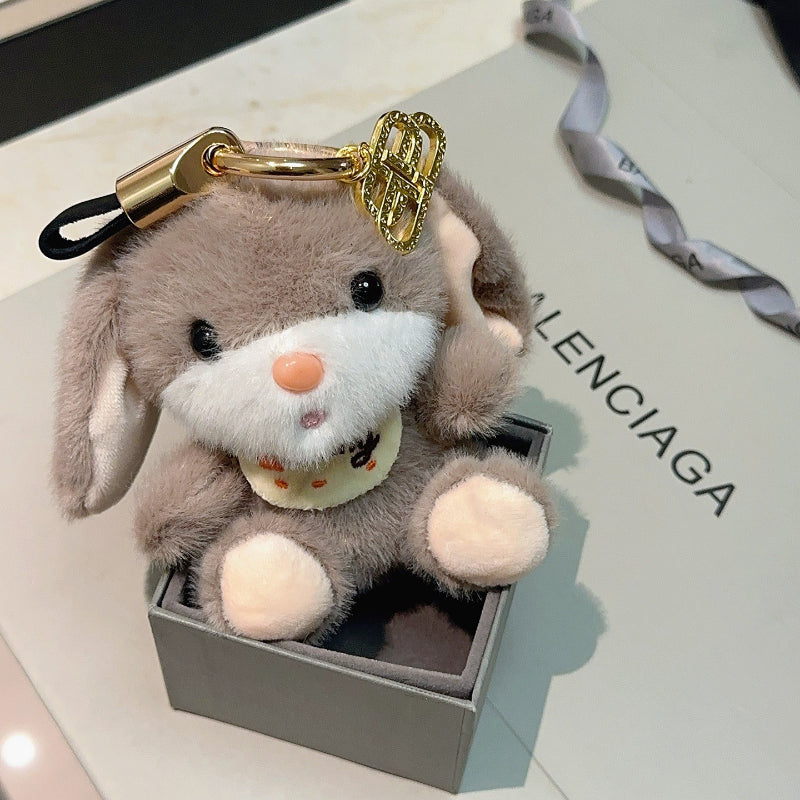 Plush Puppy Keychain