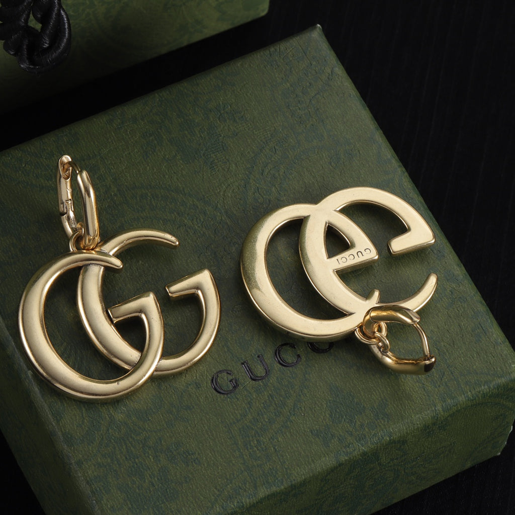 Pendientes de gota Interlocking G extragrandes