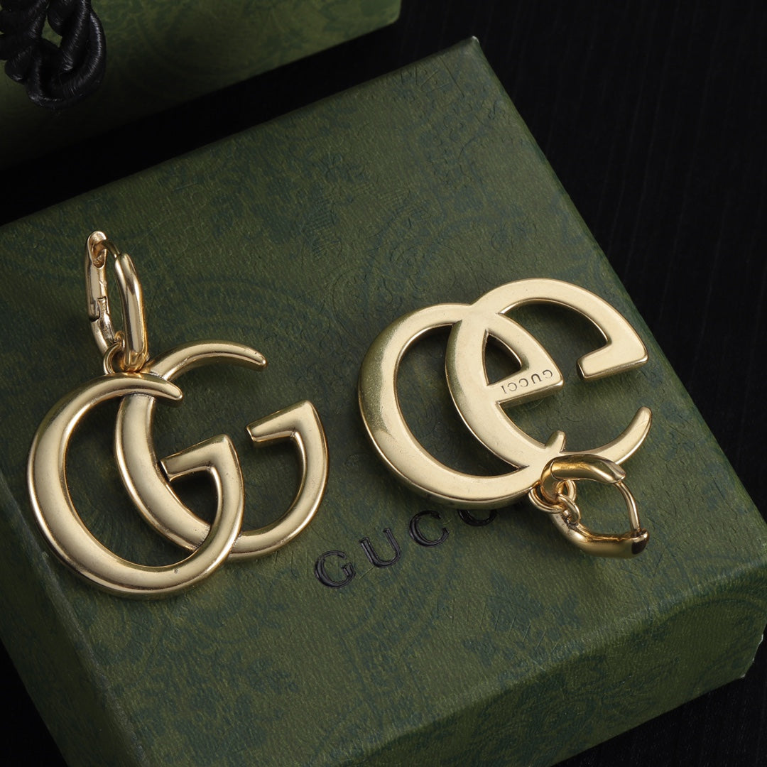 Oversized Interlocking-G Drop Earrings