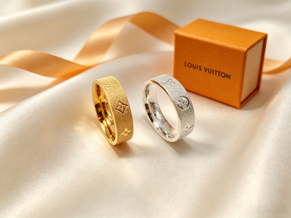 Monogram Band Ring - Sizes 6–11