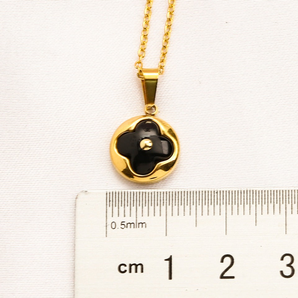 304 Stainless Steel Flower Motif Earrings, Bracelet & Necklace Collection