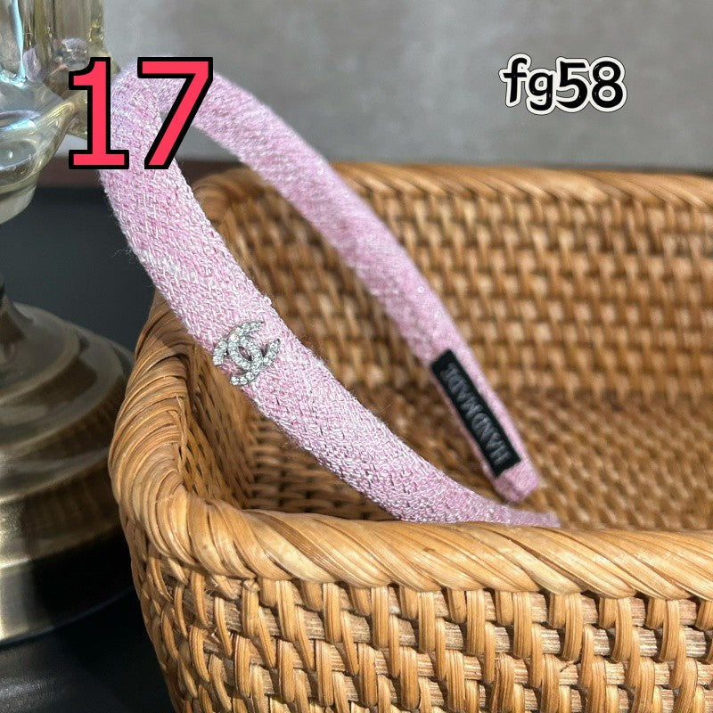 Satin-Look Padded Emblem Headband
