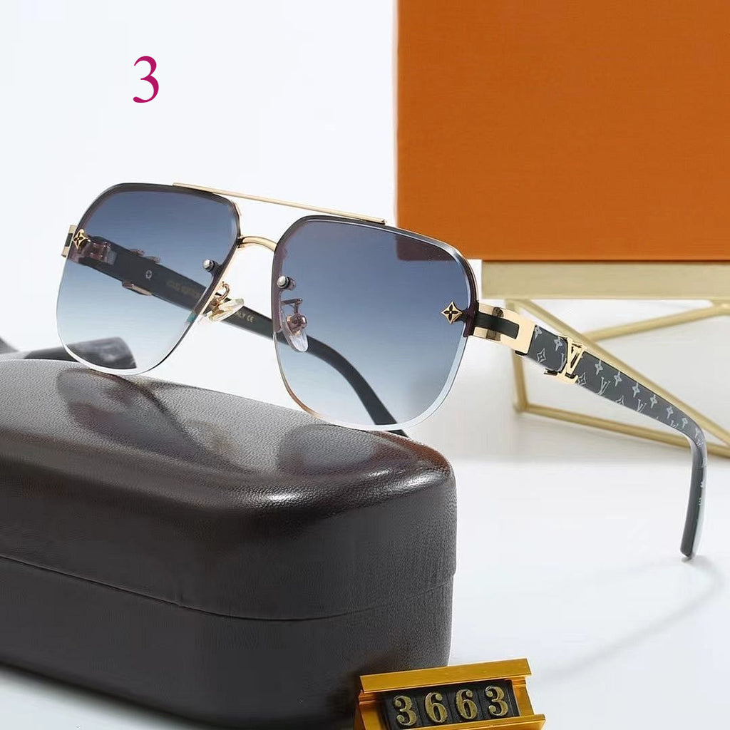 Gafas de sol Navigator con patillas de metal estampadas