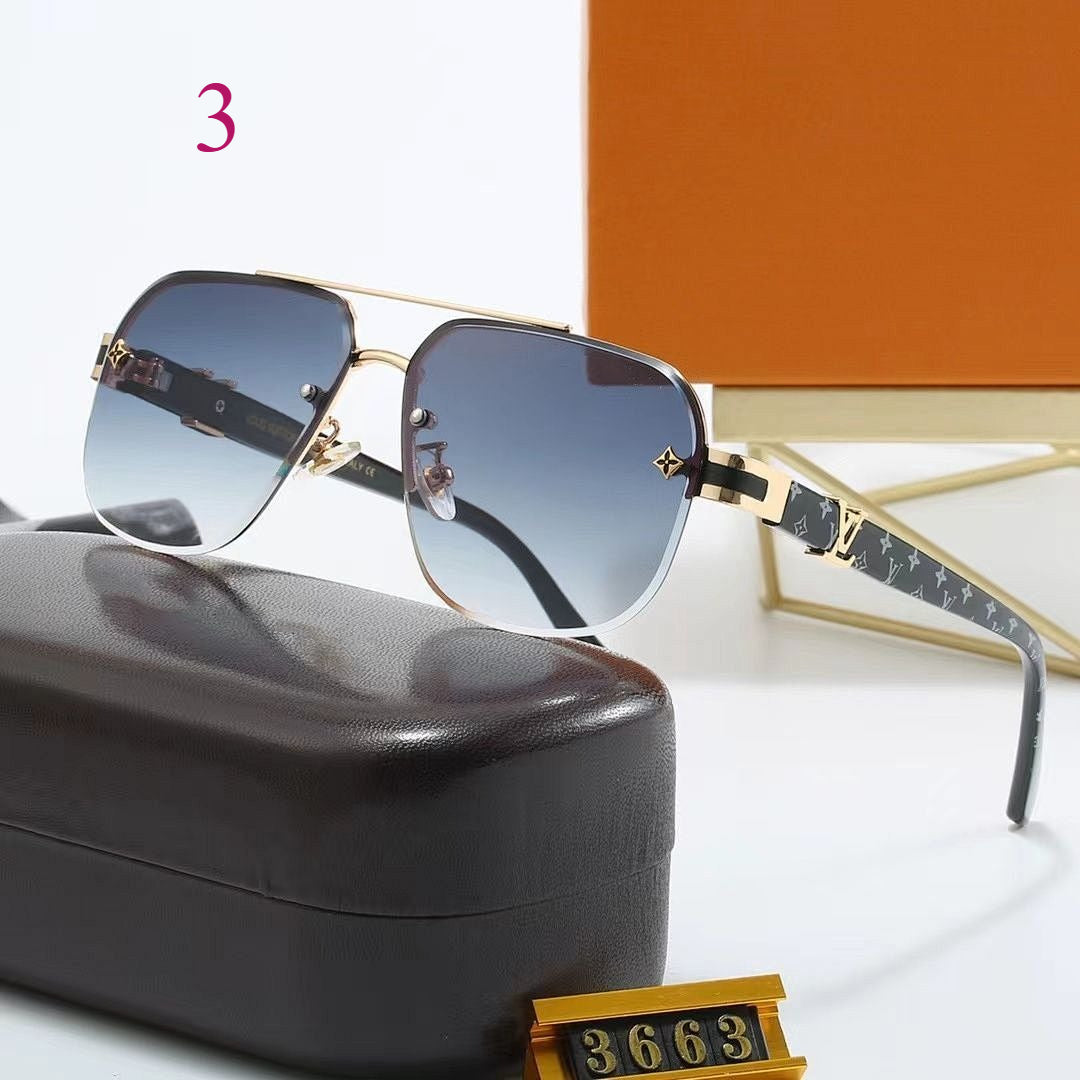 Gafas de sol Navigator con patillas de metal estampadas