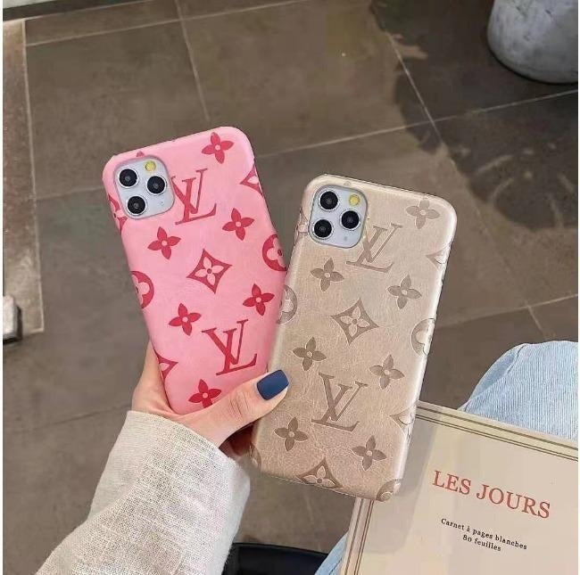 Colorful Raised Monogram Phone Case