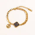 304er Edelstahl Armband-Halsketten-Set