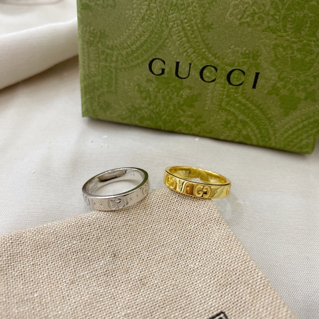 Engraved Narrow Band Ring
