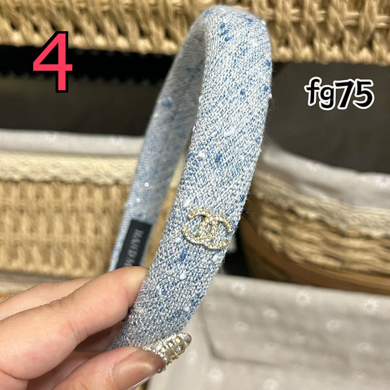 Satin-Look Padded Emblem Headband