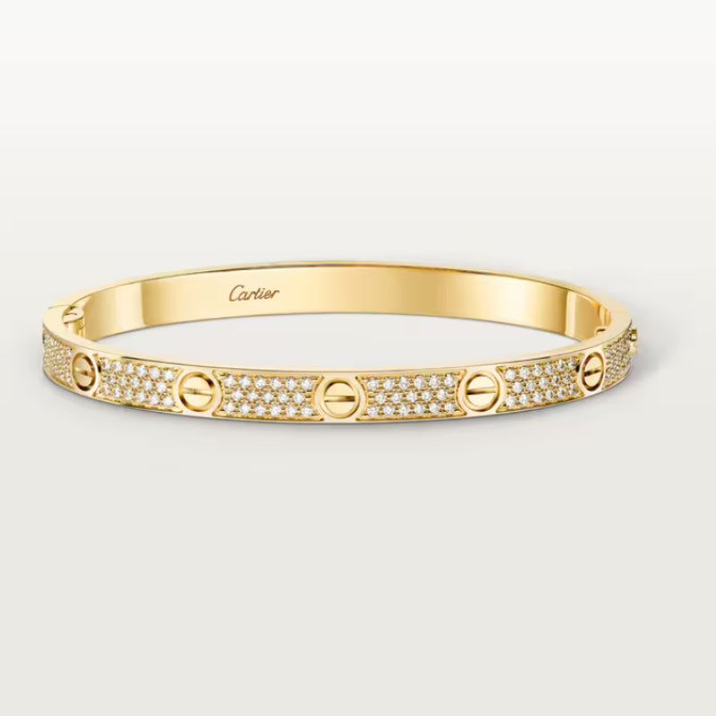 Bracelet jonc clouté à vis apparentes