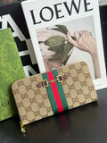Cartera larga Monogram Stripe 010