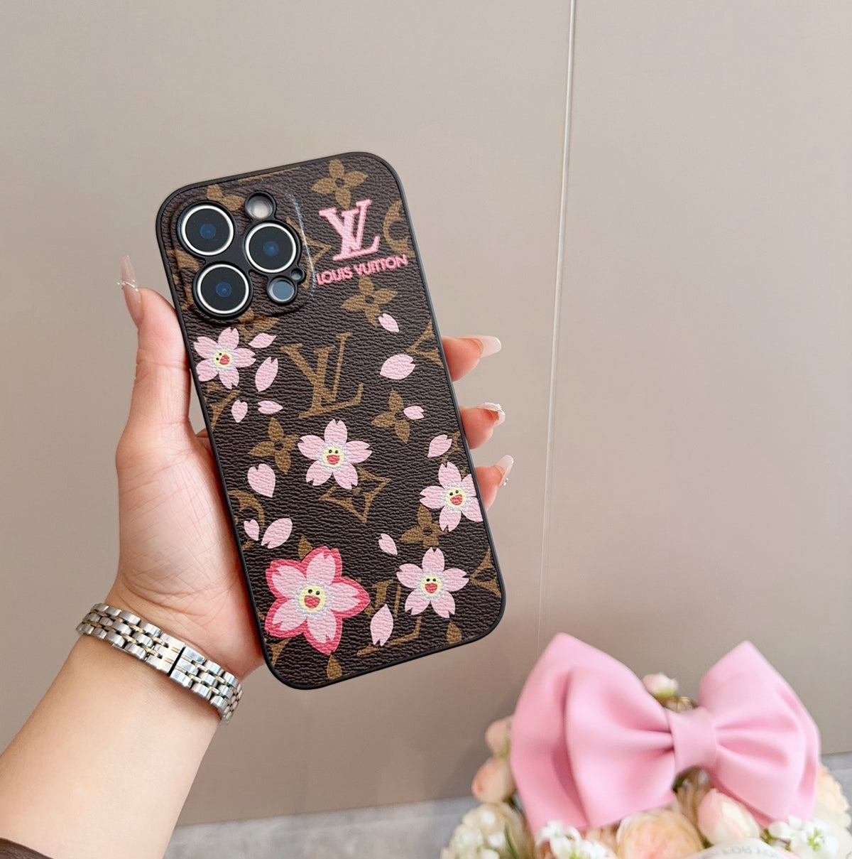 Floral Monogram Phone Case