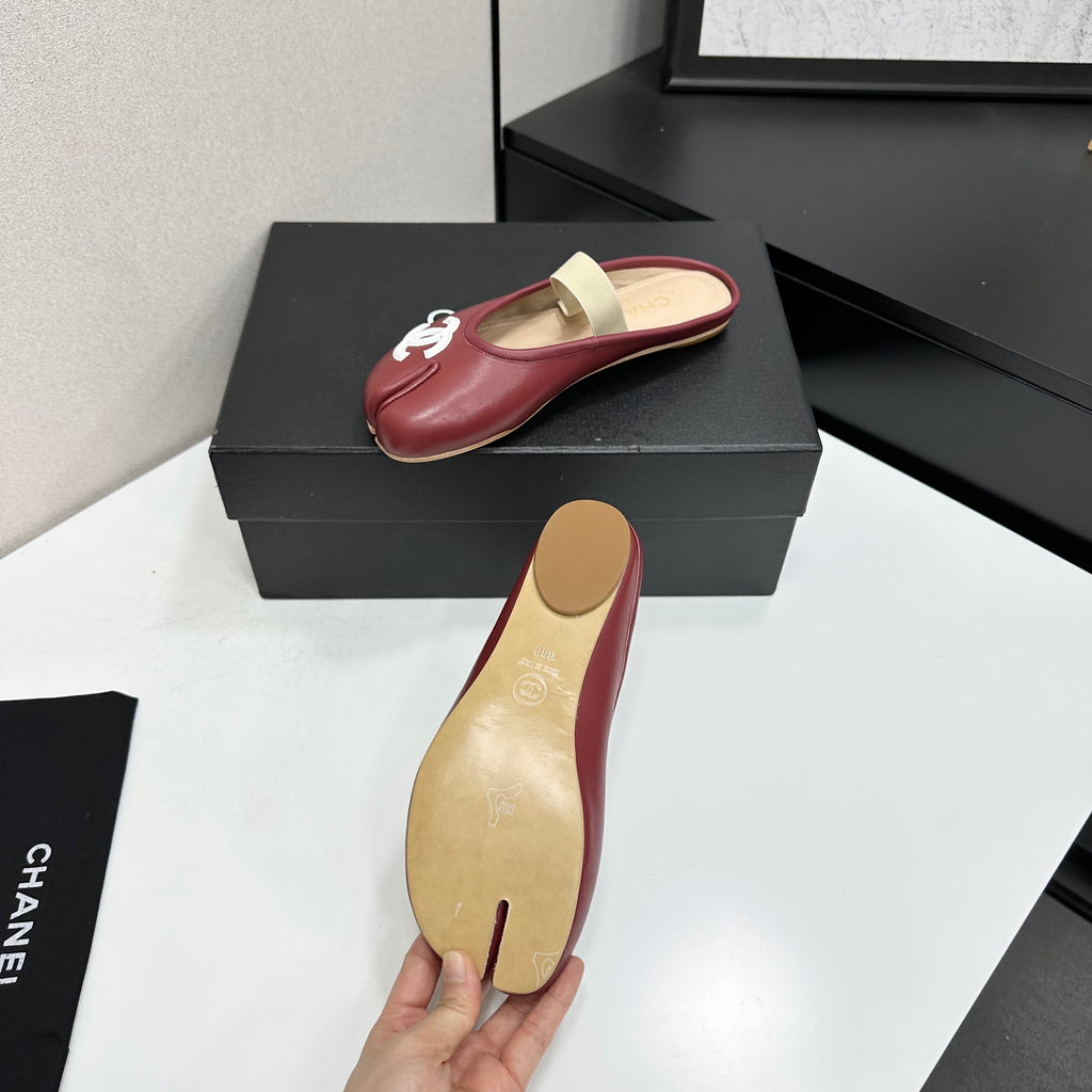 Bow Detail Slip-On Mules
