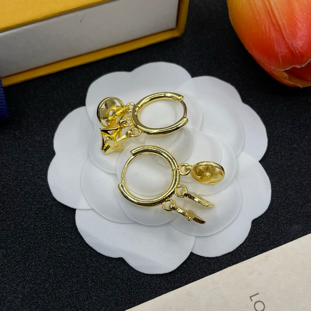 Brincos de argola elegantes e sofisticados
