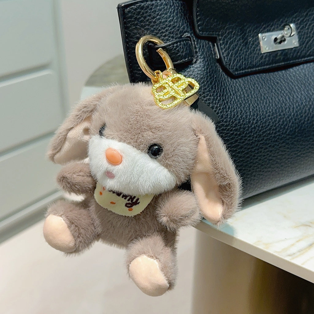 Plush Puppy Keychain