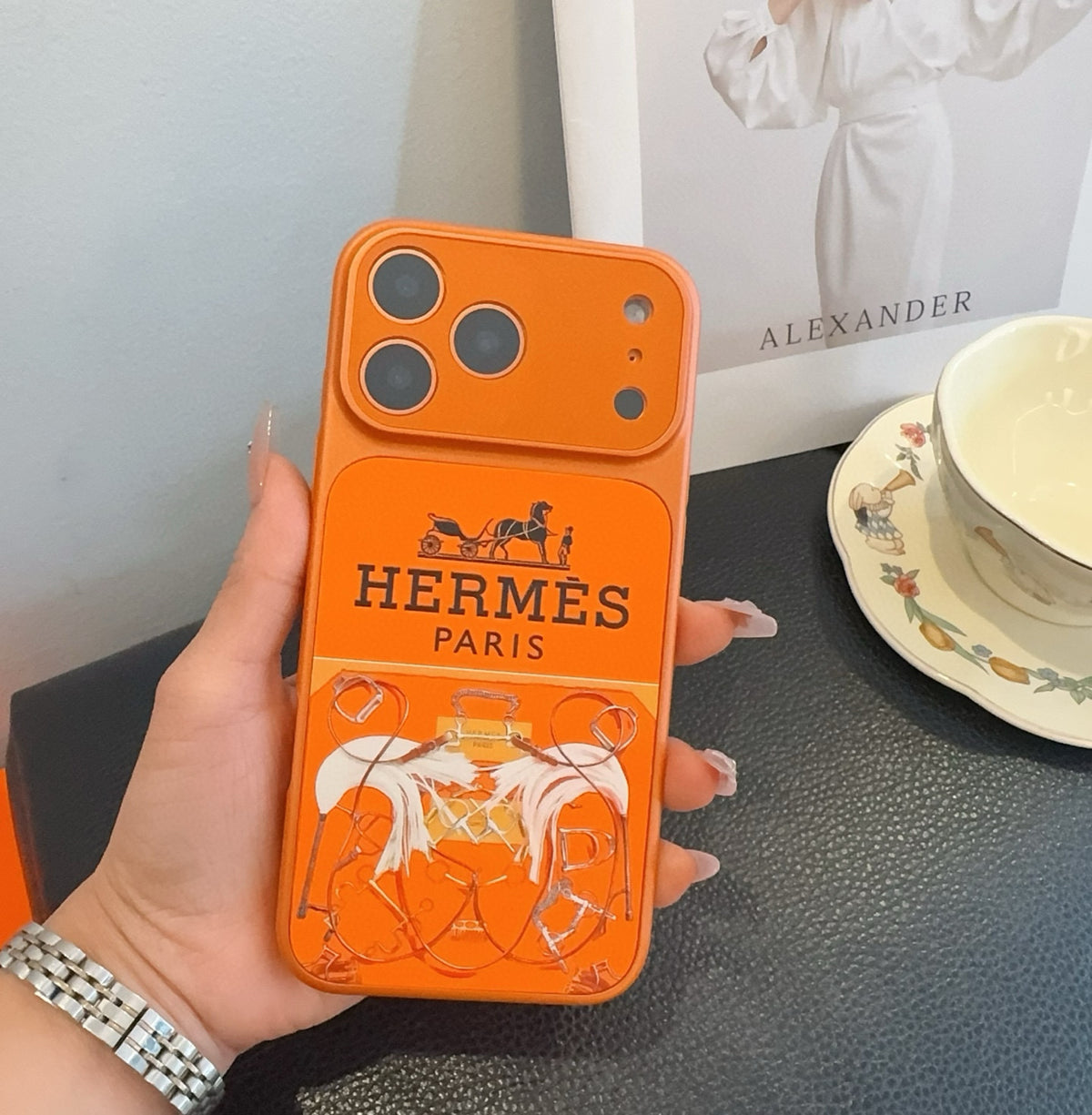 Equestrian Harness Print Phone Case