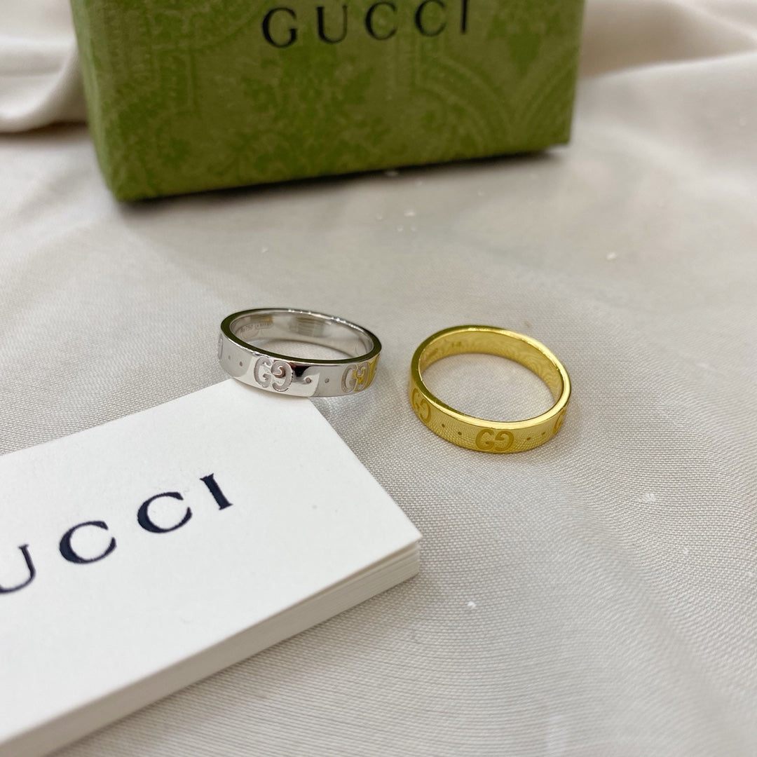 Engraved Narrow Band Ring