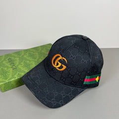 Petite casquette de baseball à monogramme avec emblème brodé