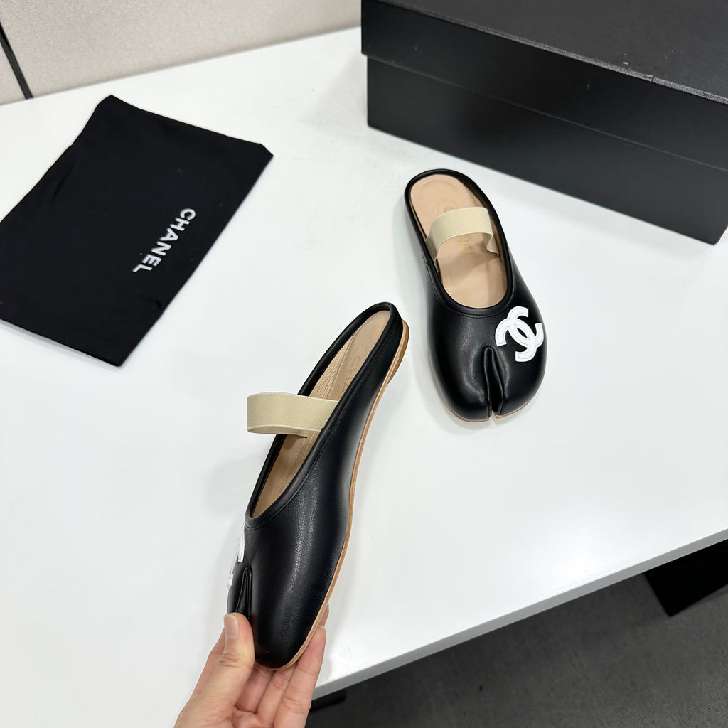 Bow Detail Slip-On Mules