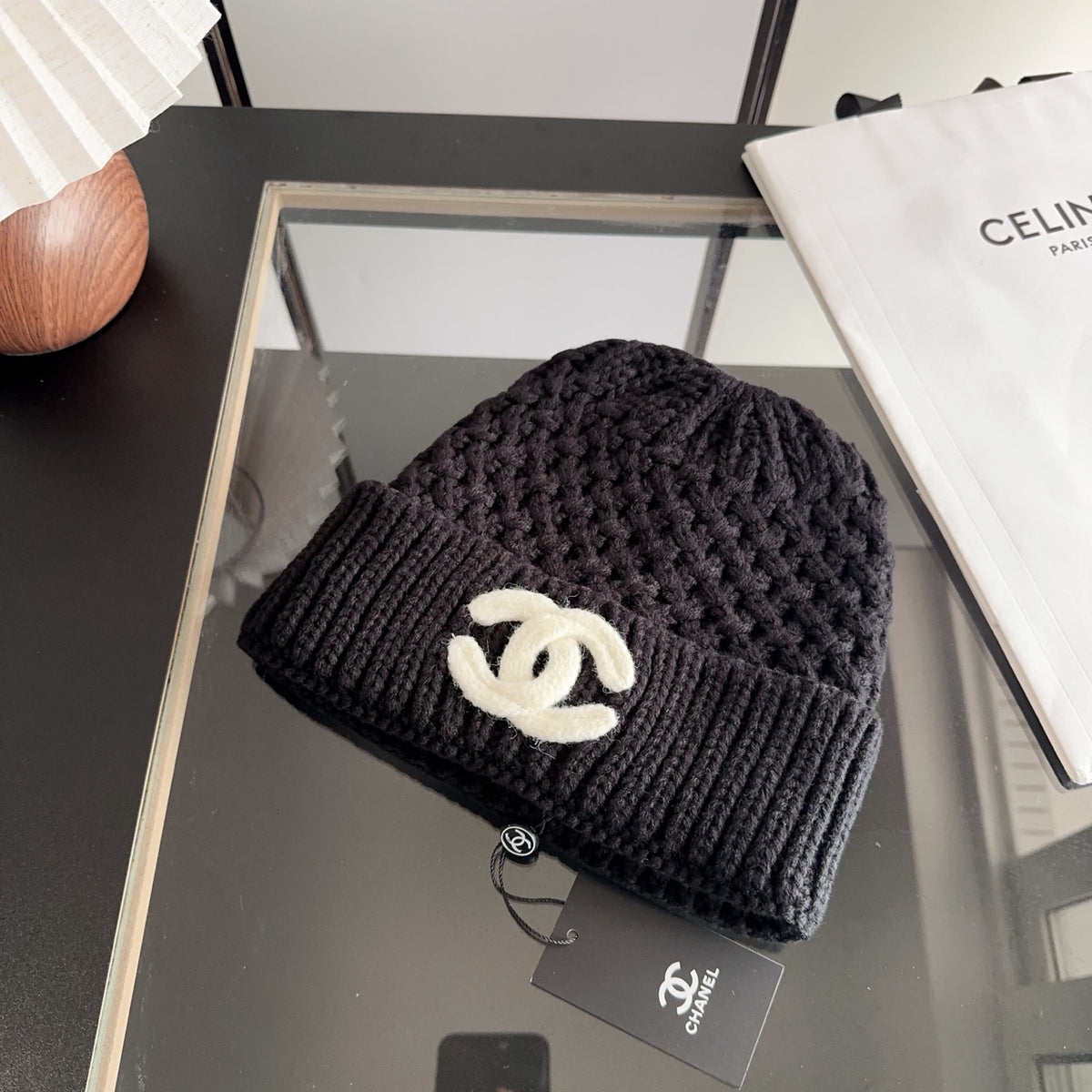 Chunky Cable Knit Cuffed Beanie