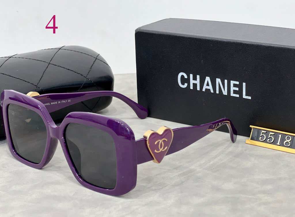 Oversized Square Sunglasses with Deep Beveled Rims