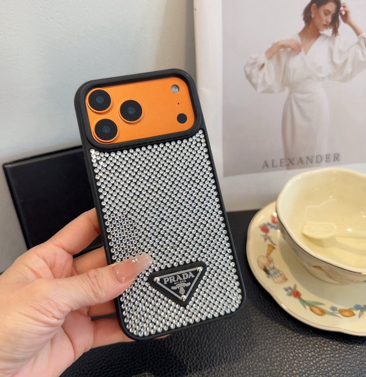 Textured Triangle Emblem Phone Case