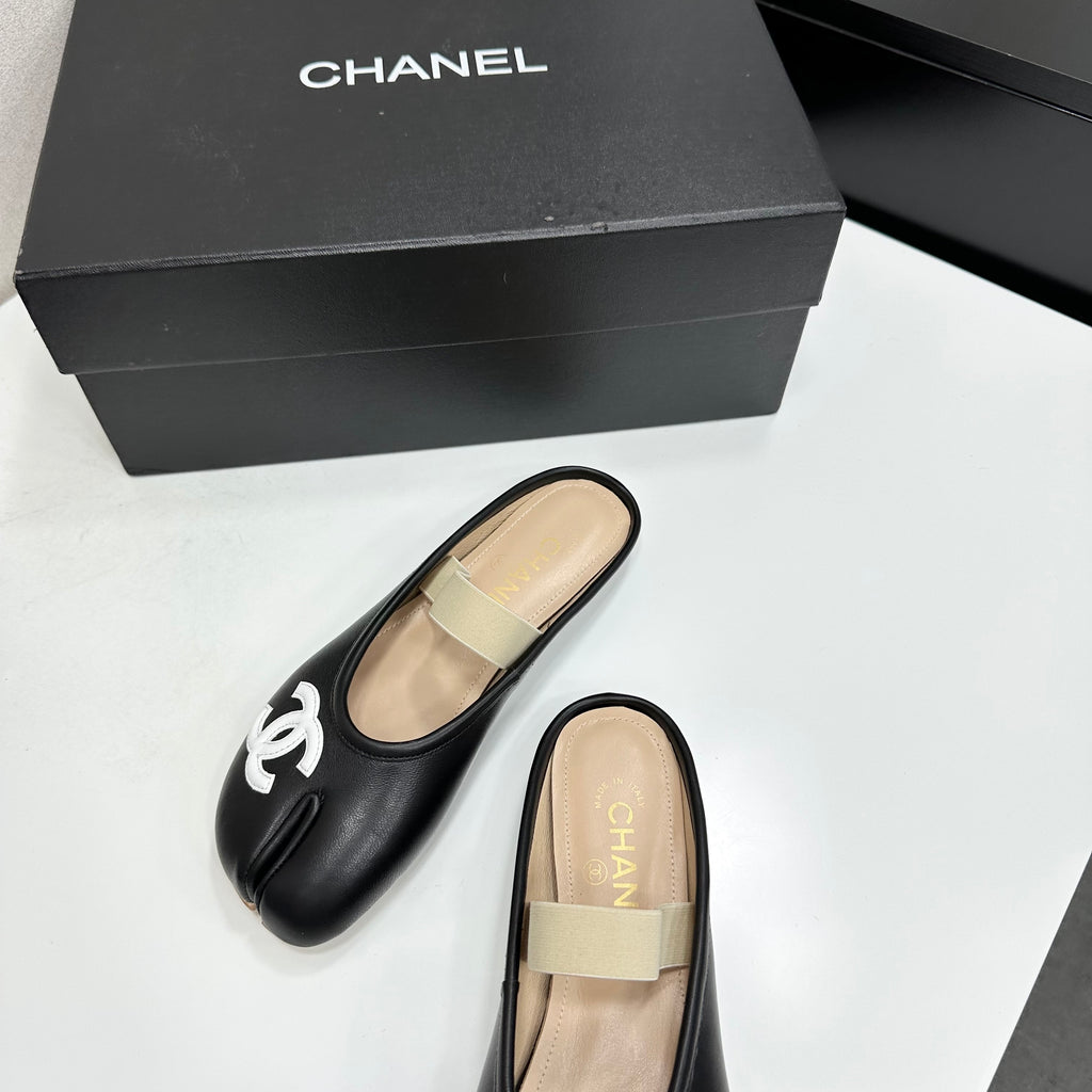 Bow Detail Slip-On Mules