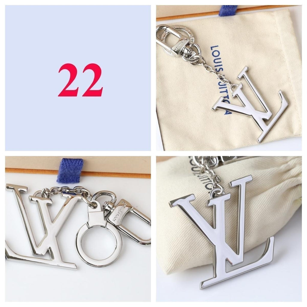 Porte-clés avec sac à main et lettre - Options de style
