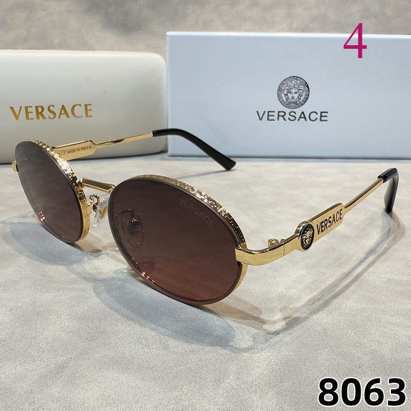 Gafas de sol aviador ovaladas con monturas metálicas finas