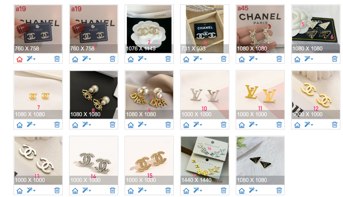 Alloy Earrings - 17 Style Options