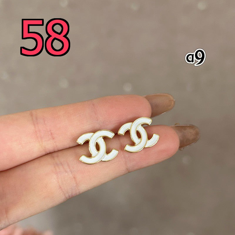 Pendientes de botón, de aro y colgantes de aleación - Colección 1