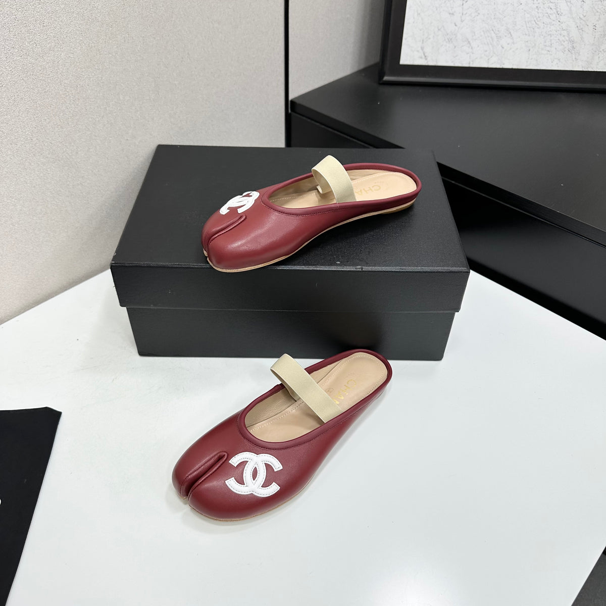 Bow Detail Slip-On Mules