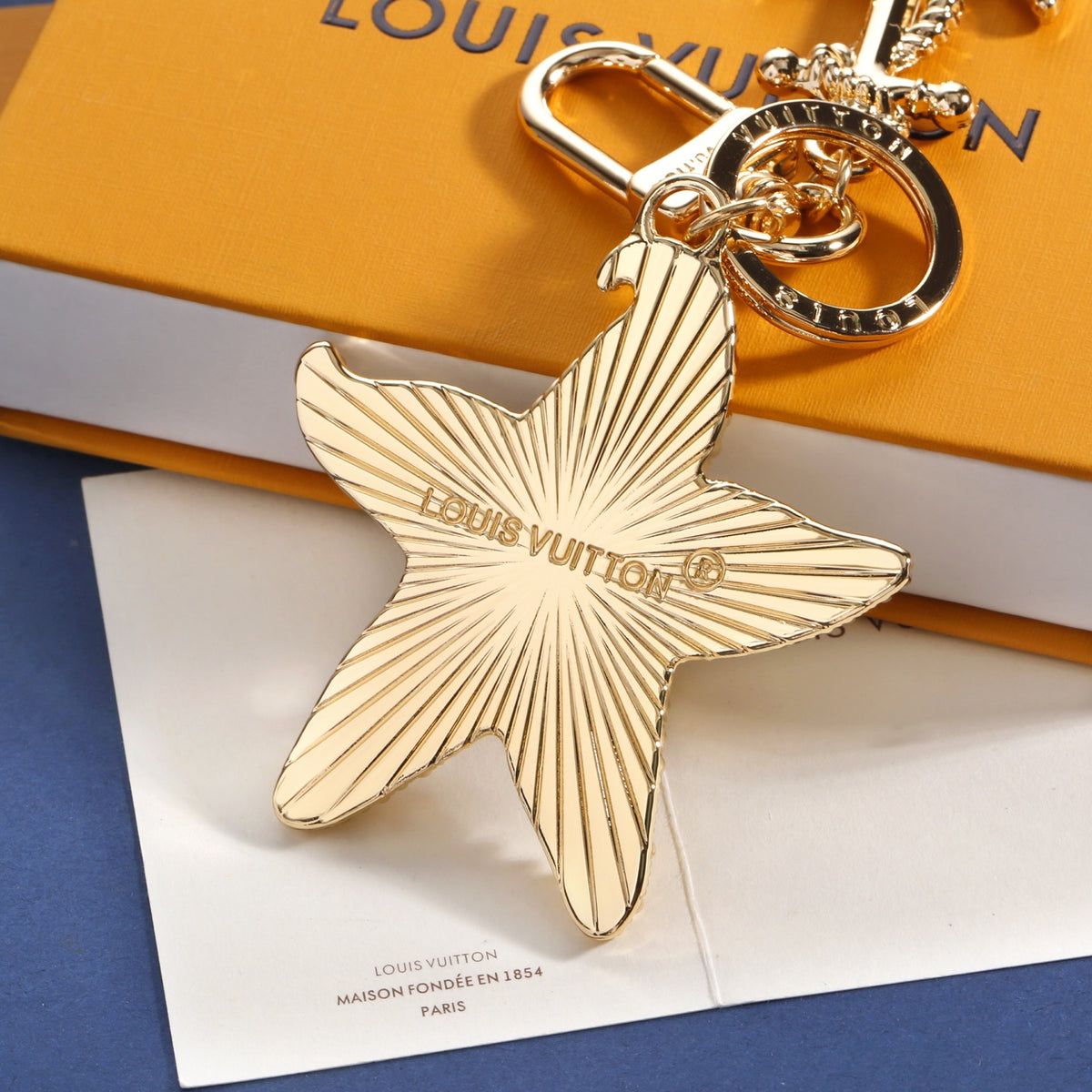 Textured Starfish Keychain