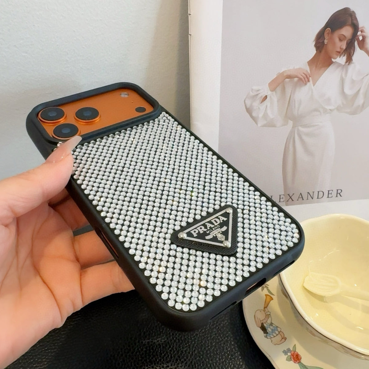 Textured Triangle Emblem Phone Case