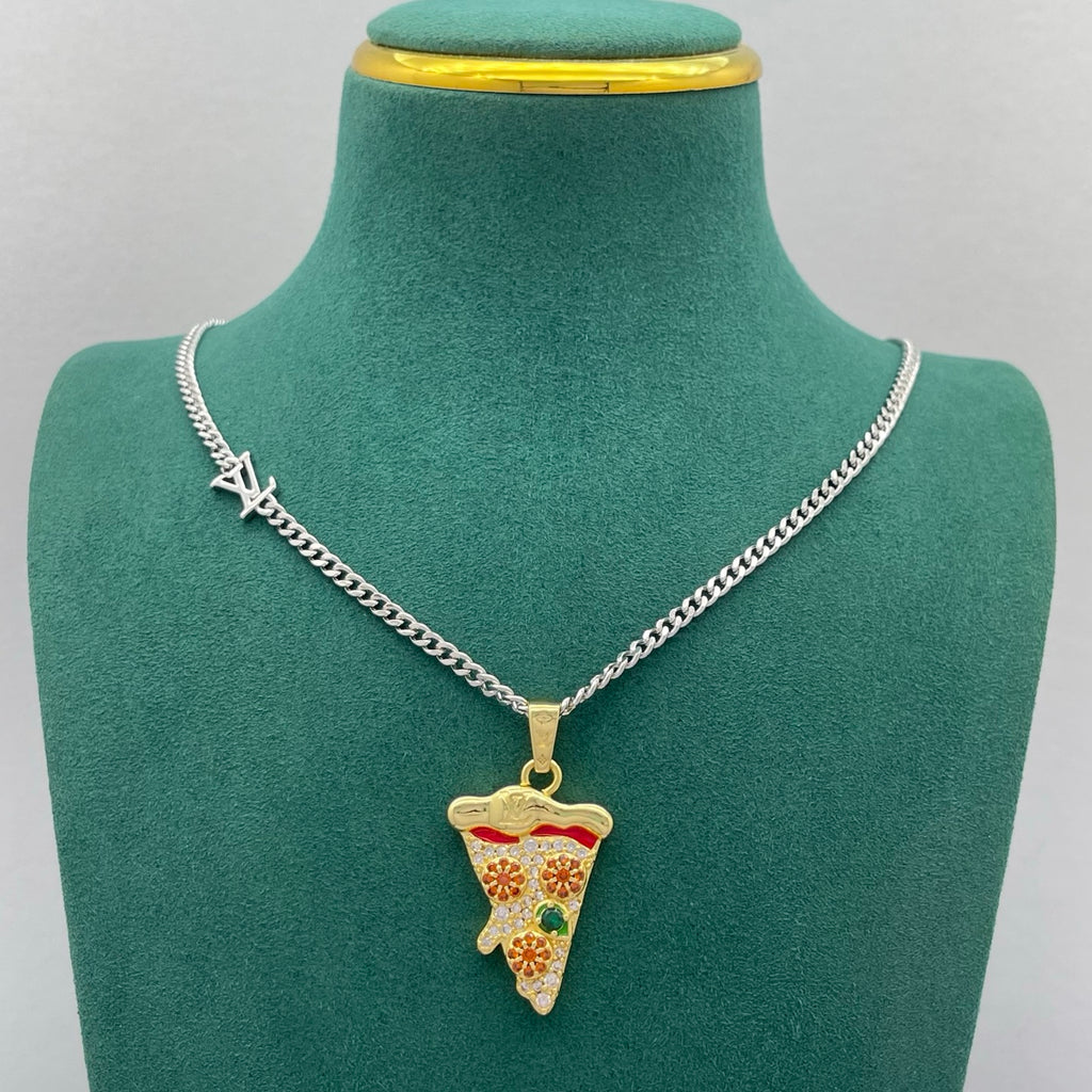 Ice Cream Cone Pendant Necklace