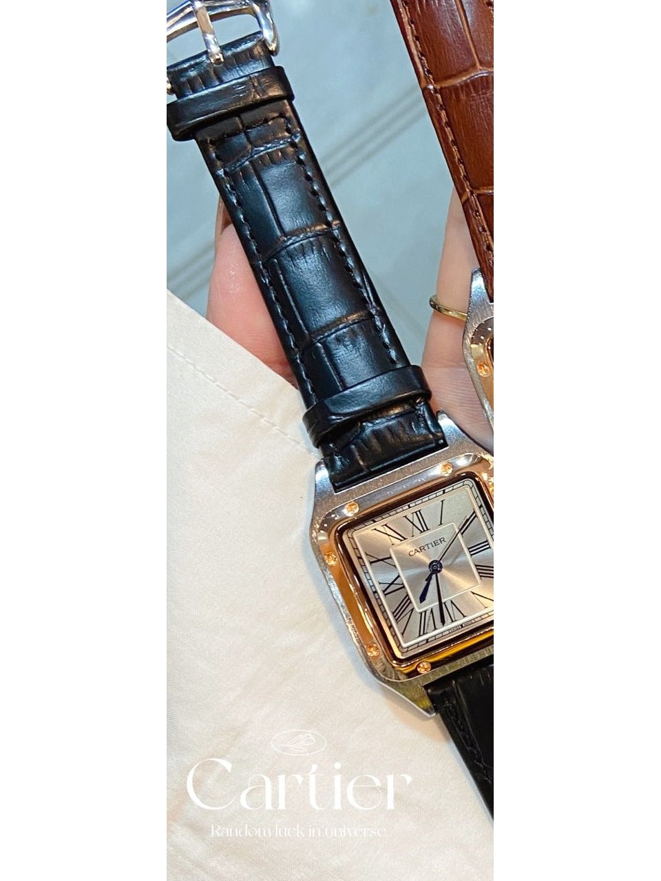 Rectangular Dial Colorful Strap Quartz Watch