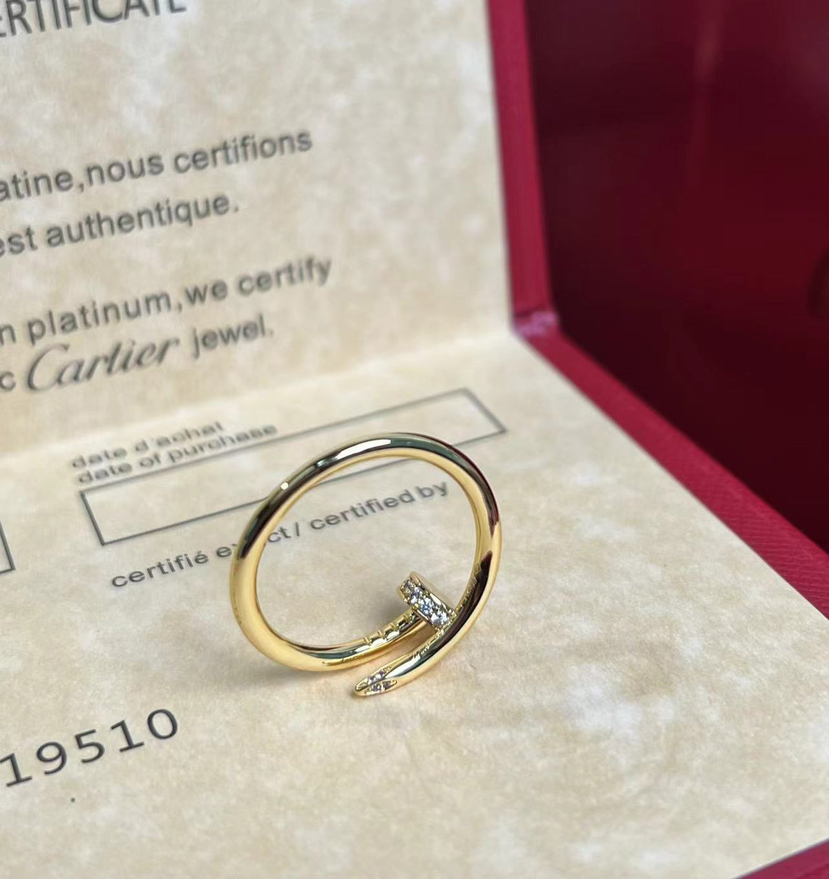 Slim Nail-Inspired Wrap Ring