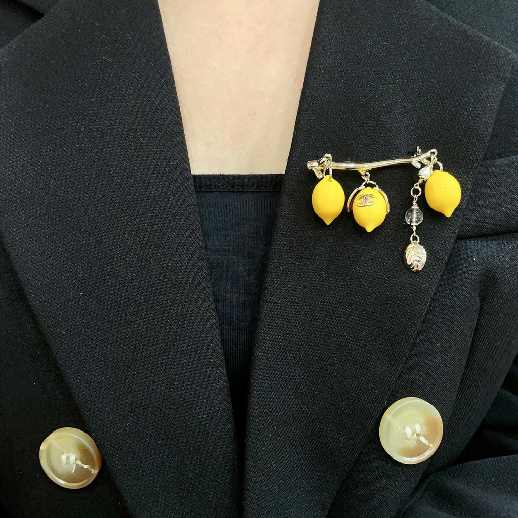 Lemon Branch Brooch