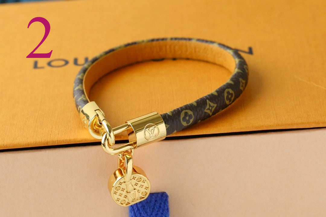 Monogram Charm Strap Bracelets - 21 Style Options