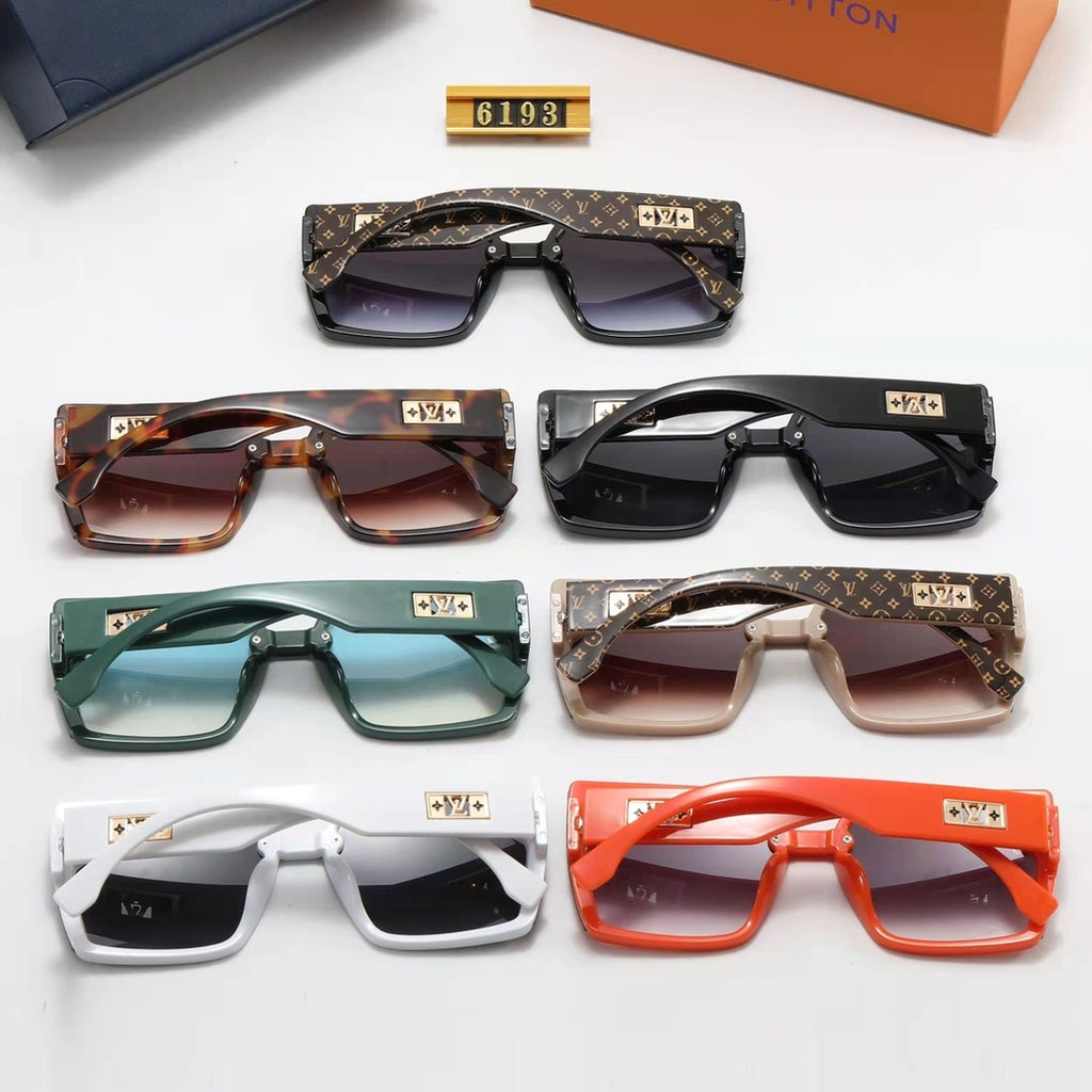 Gafas de sol cuadradas extragrandes con parte superior plana