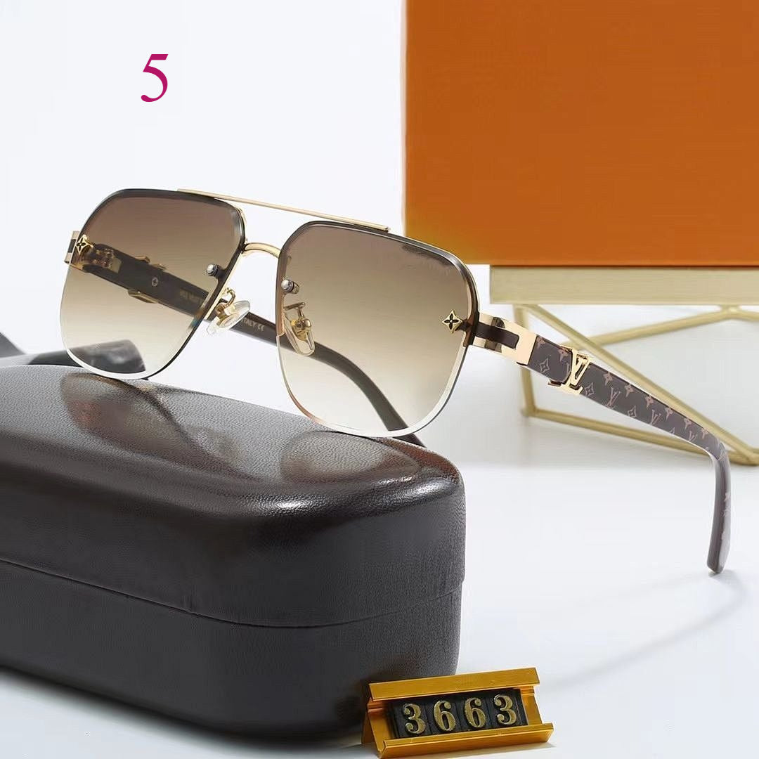 Gafas de sol Navigator con patillas de metal estampadas
