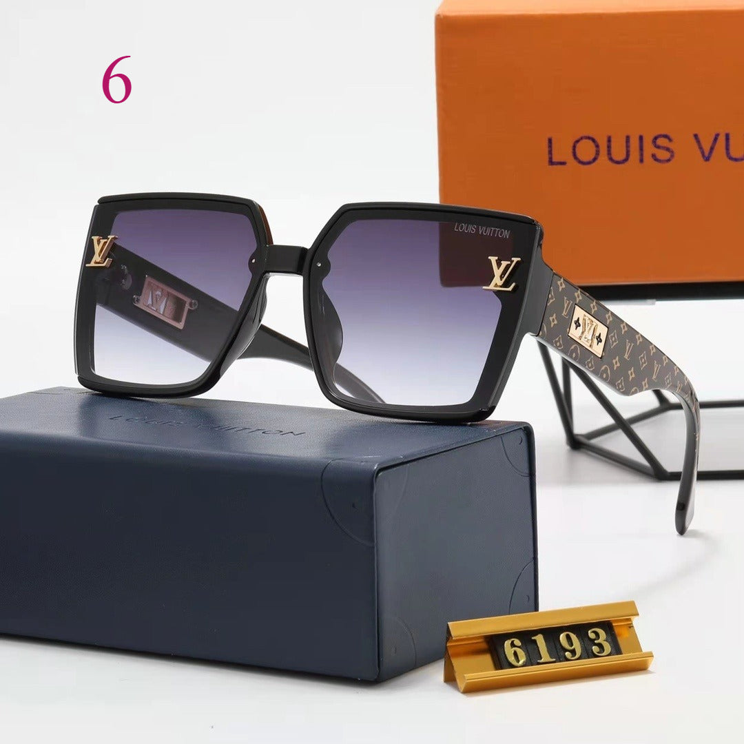 Gafas de sol cuadradas extragrandes con parte superior plana