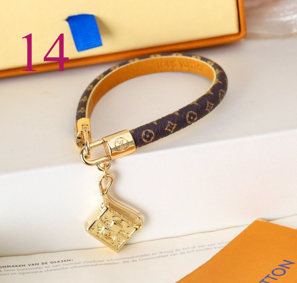 Monogram Strap Bracelets - 21 Style Options
