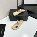 Bow Detail Slip-On Mules