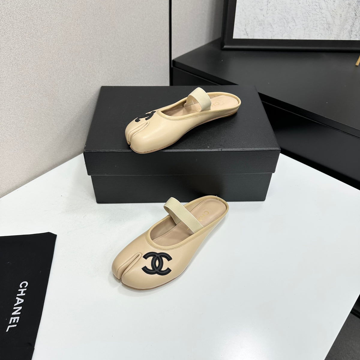 Bow Detail Slip-On Mules